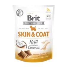  Brit Care Functional Snack SKIN &amp; COAT 10x150g jutalomfalat kutyáknak