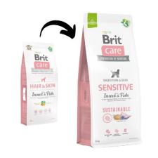 Brit Care Grain-free Adult Hair&Skin Insect&Fish – 12 kg kutyaeledel