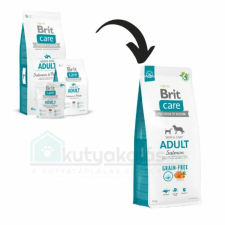 Brit Care Grain-free Adult Salmon & Potato 1 kg kutyatáp kutyaeledel