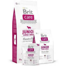 Brit Care Hypoallergenic Junior Large Breed Lamb&Rice 1kg kutyaeledel