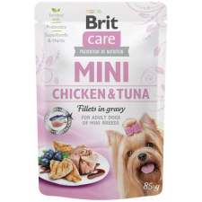 Brit Care Mini Chicken&Tuna fillets in gravy 85 g kutyaeledel