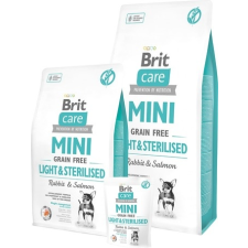 Brit Care Mini Grain Free Light & Sterilised Rabbit & Salmon 2kg kutyaeledel