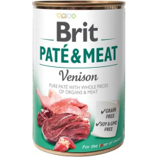 Brit Care Paté & Meat Venison (12 x 400 g) 4.8kg macskaeledel