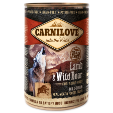 Brit CARNILOVE WILD MEAT LAMB AND WILD BOAR 400G (294-111196) kutyaeledel