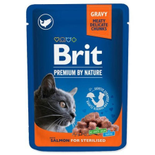 Brit Cat Premium BRIT PREMIUM Pouch Salmon Sterilized 100 g macskaeledel