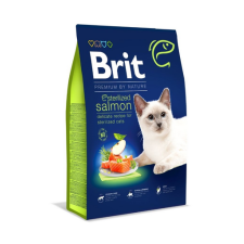 Brit Cat Premium by Nature Sterilised salmon 8 kg macskaeledel