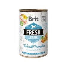 Brit Fresh Hal Sütőtökkel konzerv 400g kutyaeledel