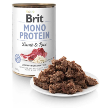 Brit Mono Protein Lamb & Rice konzerv 24x400g kutyaeledel