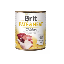 Brit Pate&Meat chicken 800 g csirkepástétom kutyák számára kutyaeledel