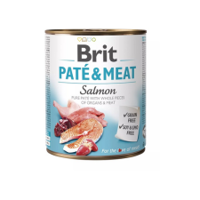 Brit Pate&Meat salmon 6 x 800 g lazacpástétom kutyáknak kutyaeledel