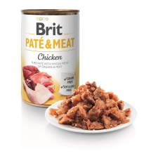 Brit PATE & MEAT FOOD WITH CHICKEN FOR DOGS 400G kutyaeledel