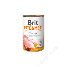 Brit Paté & Meat Turkey 400 g kutyafelszerelés
