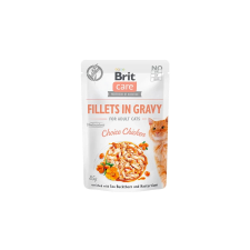 BRIT Petfood Brit Care Cat Fillets in Gravy Choice Chicken  85 g macskaeledel