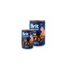 BRIT Petfood Brit Premium by Nature  Pork with Trachea 800g kutyaeledel