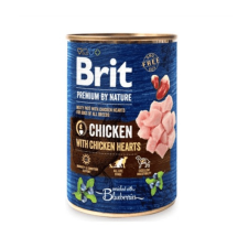  Brit Premium by Nature Adult Chicken with Chicken Hearts konzerv – 12×800 g kutyaeledel
