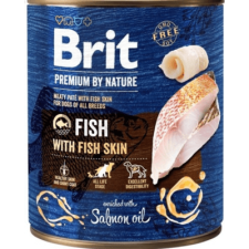Brit Premium By Nature Adult Fish with Fish Skin konzerv 6x800g kutyaeledel