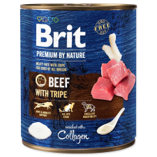 Brit PREMIUM BY NATURE BEEF WITH TRIPES 800 G (294-100320) kutyaeledel