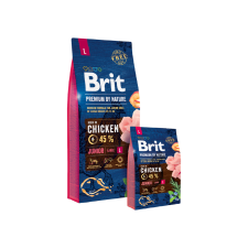 Brit Premium By Nature Junior Large 15 kg kutyaeledel