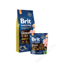 Brit Premium By Nature Premium by Nature Medium Junior 15kg kutyaeledel