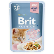 Brit Premium Cat Delicate Fillets in Gravy with Chicken for Kitten 85g macskaeledel