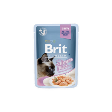  Brit Premium Cat Delicate Fillets in Gravy with Salmon for Sterilised – 4×85 g macskaeledel