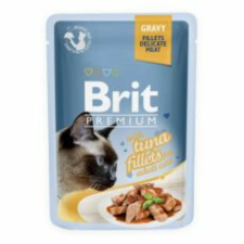 Brit Premium Cat Delicate Fillets in Gravy with Tuna 4x85g macskaeledel