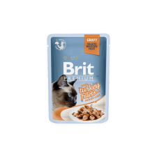 Brit Premium Cat Delicate Fillets in Gravy with Turkey – 4×85 g macskaeledel