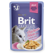 Brit Premium Cat Delicate Fillets in Jelly with Chicken – 4×85 g macskaeledel