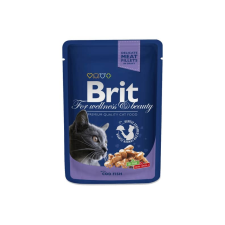  Brit Premium Cat Pouches with Cod Fish – 4×100 g macskaeledel