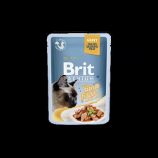Brit Premium Cat tasakos Delicate Fillets in Gravy with Tuna 24x85g macskaeledel