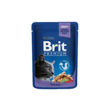Brit Prémium Tőkehal szószban macskák számára100g macskaeledel