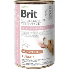  Brit Veterinary Diet Hypoallergenic Monoprotein kutyakonzerv - pulyka 400 g kutyaeledel