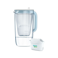 Brita Glass Jug üveg vízszűrő kancsó 2.5 liter világoskék (1050452) konyhai eszköz
