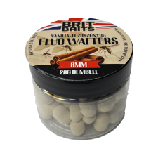  BritBaits Fluo Wafters Dumbell Tűzőszúnyog-Vanilia 8 mm csali