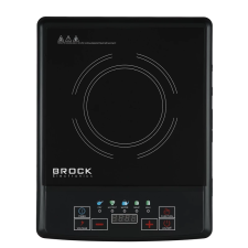 Brock HP 2012, 2000W, 1-zónás, Hordozható, Kerámia, Fekete, Indukciós főzőlap főzőlap