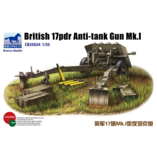  Bronco British 17pdr Anti-tank gun Mk.I 1:35 (CB35024) makett