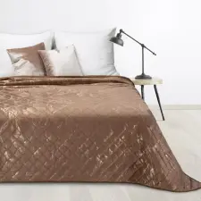  Bronz színű ágytakaró , elegáns, steppeléssel lakástextília