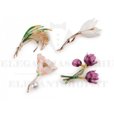  Bross virágok kitűző bross