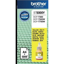 Brother BT5000Y Tinta DCP T-300, 500W, 700W nyomtatókhoz, BROTHER, sárga, 5k nyomtatópatron & toner