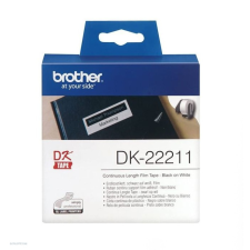 Brother Cím etikett 29mmx15,24m Brother DK-22211 műanyag folyamatos etikett