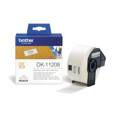 Brother DK-11208 400db/tekercs 38mm x 90mm elővágott fehér öntapadós címke nyomtató kellék