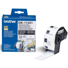 Brother DK-11221 elővágott öntapadós címke 100db/tekercs 23mm x 23mm White etikett
