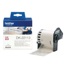Brother DK-22113 folytonos szalagcímke 62mm x 15,24m öntapadós Clear etikett