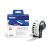 Brother DK-22210 FEHÉR ALAPON FEKETE, 29MMX30,48M ÖNTAPADÓS EREDETI PAPÍRSZALAG TEKERCSBEN (DK22210)