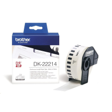 Brother DK-22214 folytonos szalagcímke 12mm x 30,48m öntapadós fehér etikett