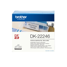 Brother DK-22246 folytonos szalagcímke 103mm x 30.48m öntapadós White információs címke