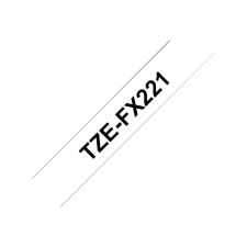 Brother flexible tape - Black on white (TZEFX221) nyomtató kellék