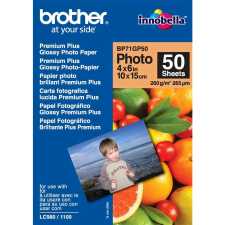 Brother fotópapír 10x15 cm fényes 50 lap (BP71GP50) (BP71GP50) fotópapír