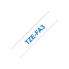 Brother iron-on tape TZeFA3 - Navy blue on white (TZEFA3) nyomtató kellék