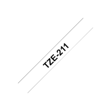 Brother laminated tape TZe-211 - Black on white (TZE211) nyomtató kellék